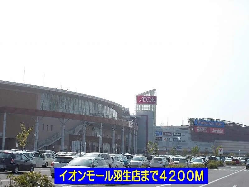 イオンモール羽生店まで4200m