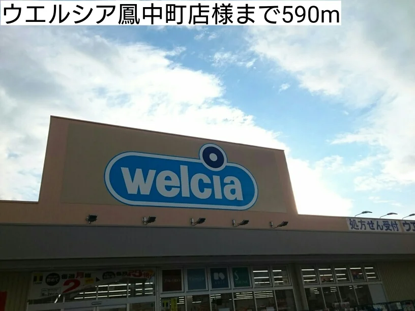 ウエルシア鳳中町店様まで590m