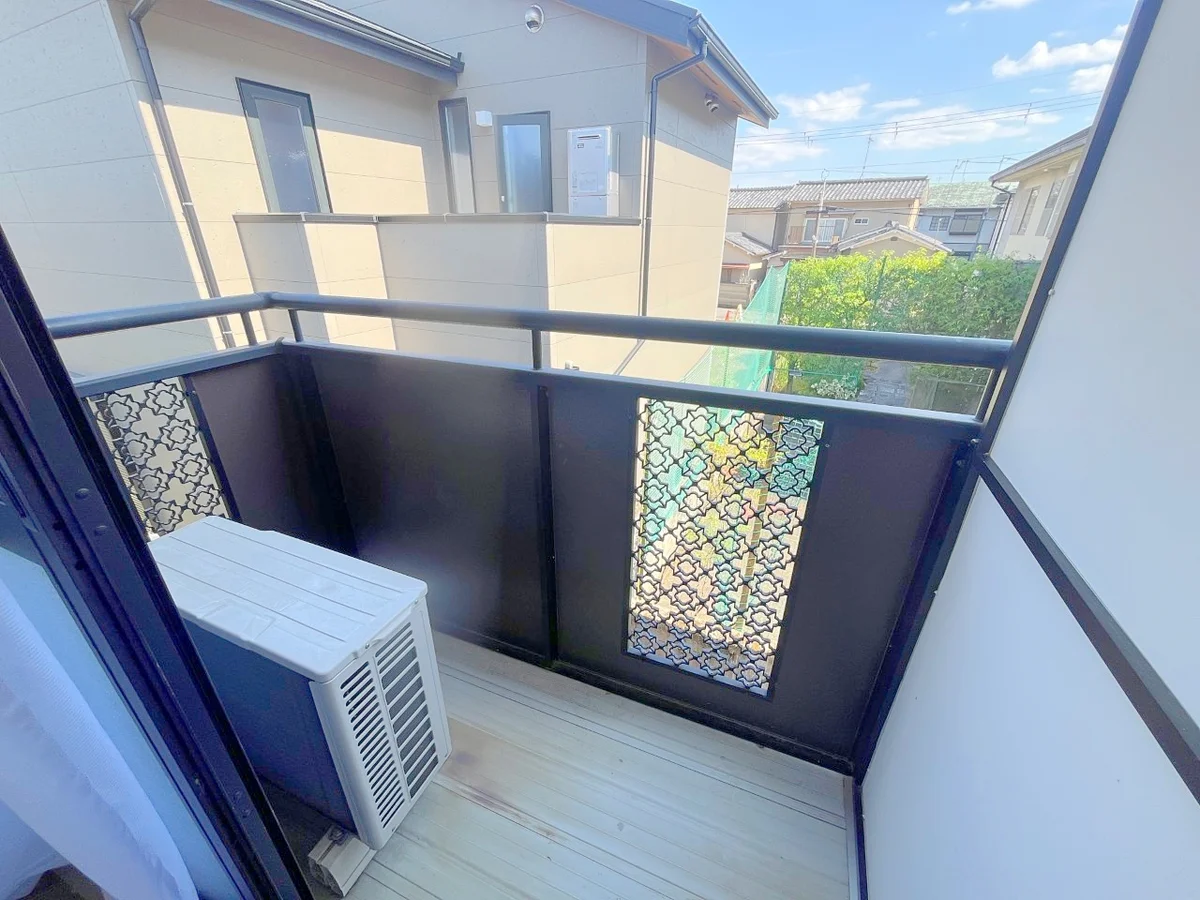 南向きのベランダで日当たりも良いですね☀
