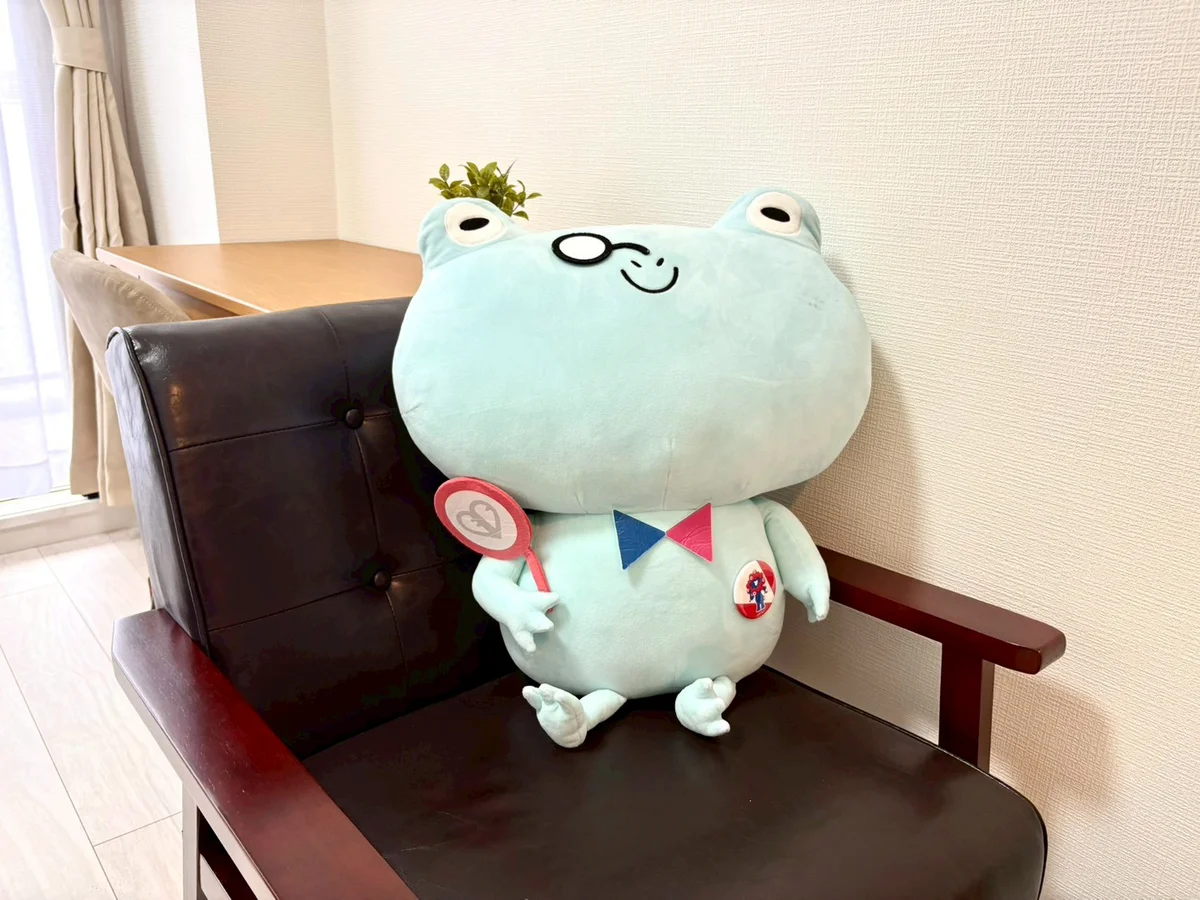 エスリード賃貸のマスコットキャラクター『ケロ坊』も皆様のご利用お待ちしております♪