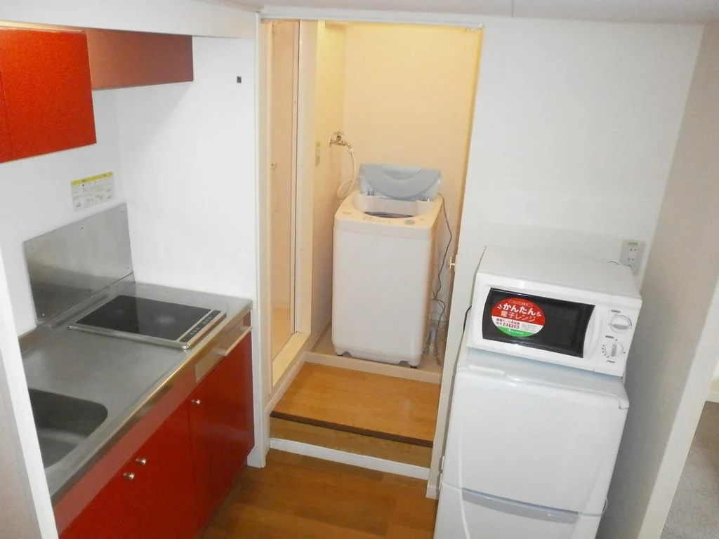 一部家電のないお部屋があります