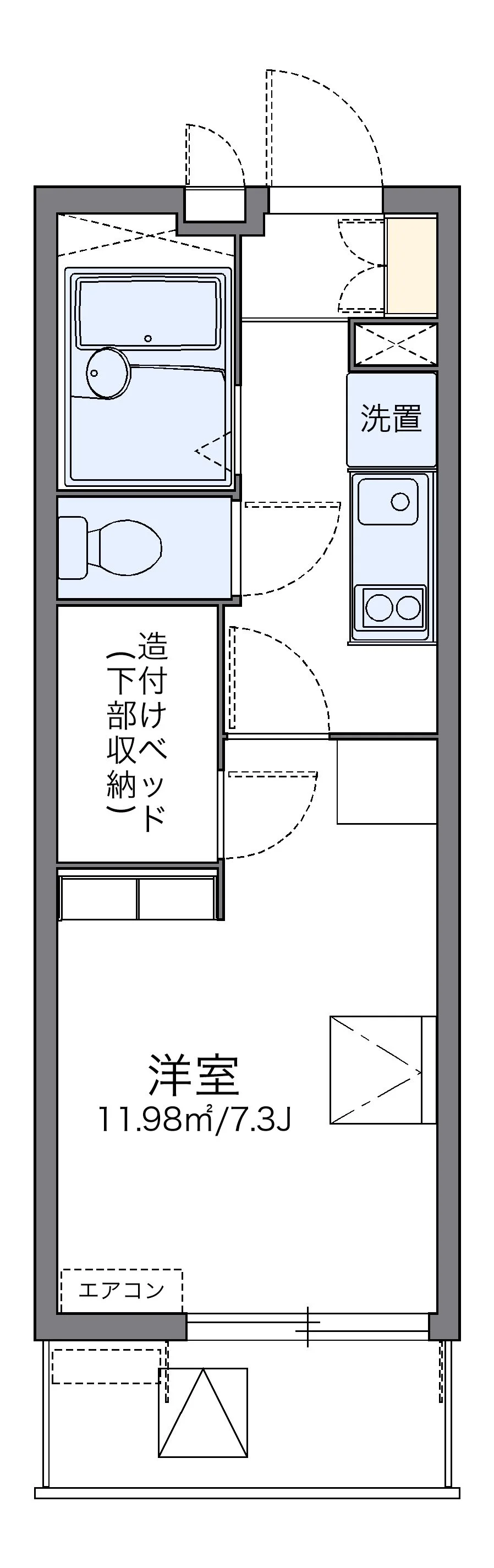 代表的な間取のため実際の間取とは異なる場合があります