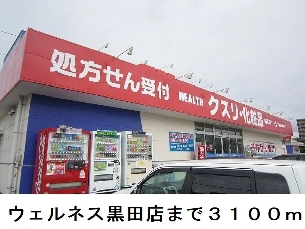 ウェルネス黒田店まで3100m