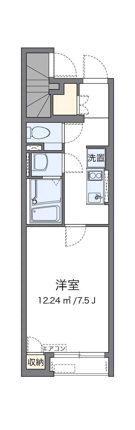代表的な間取のため実際の間取とは異なる場合があります
