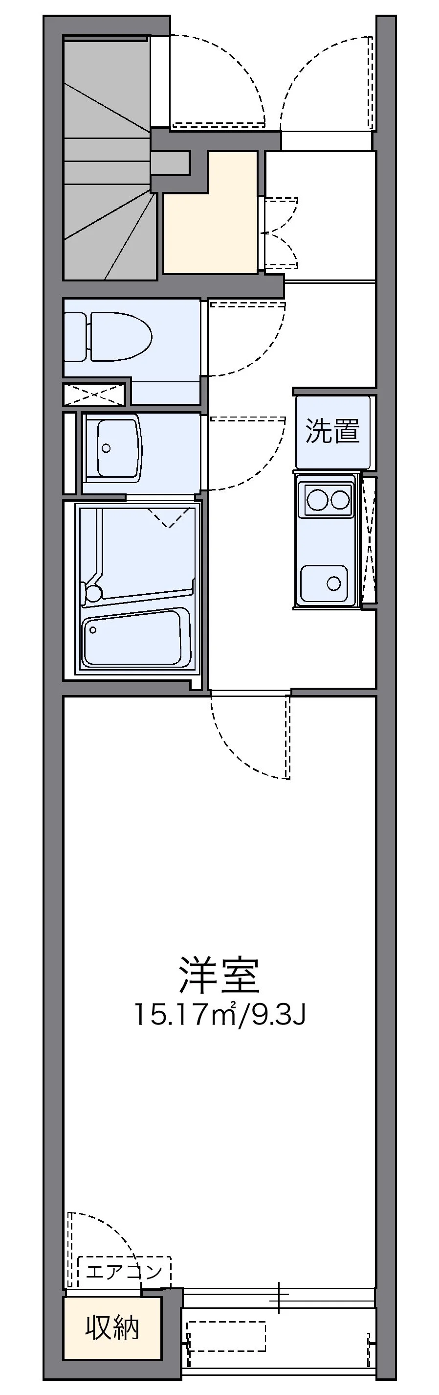 代表的な間取のため実際の間取とは異なる場合があります