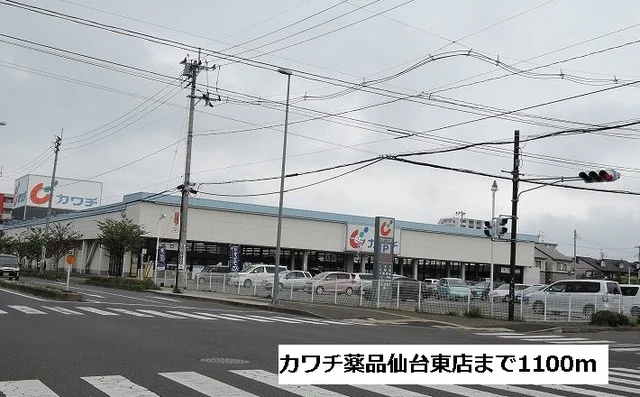 カワチ薬品仙台東店まで1100m