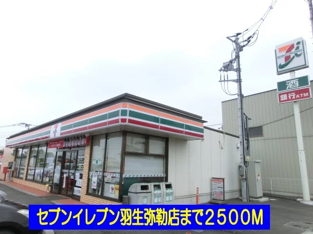 セブンイレブン羽生弥勒店まで2500m