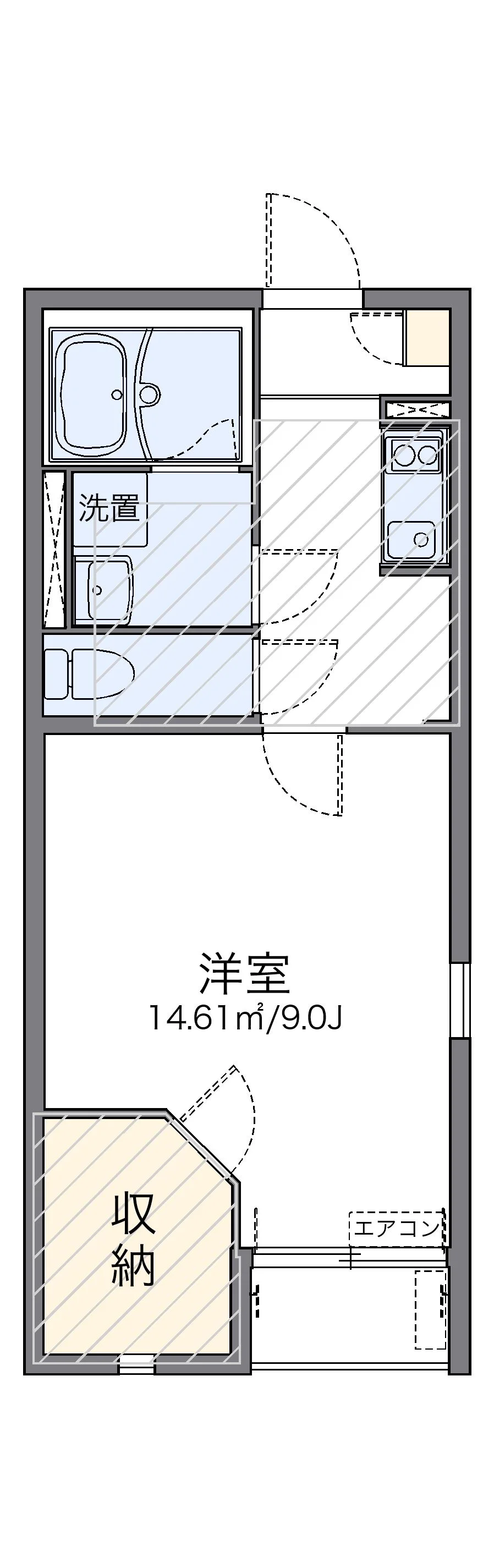 代表的な間取のため実際の間取とは異なる場合があります