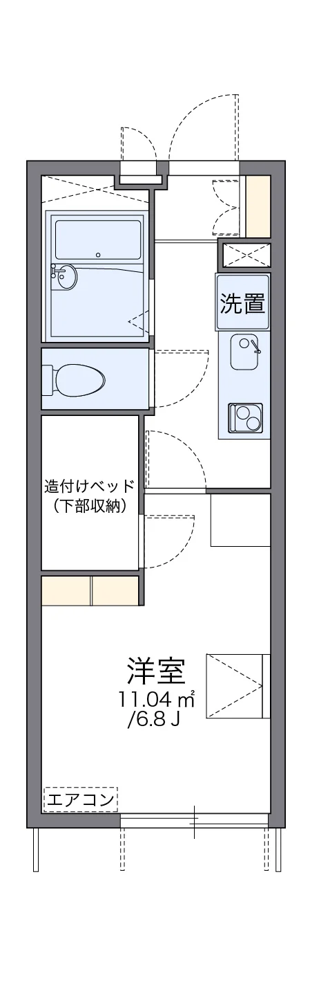 代表的な間取のため実際の間取とは異なる場合があります