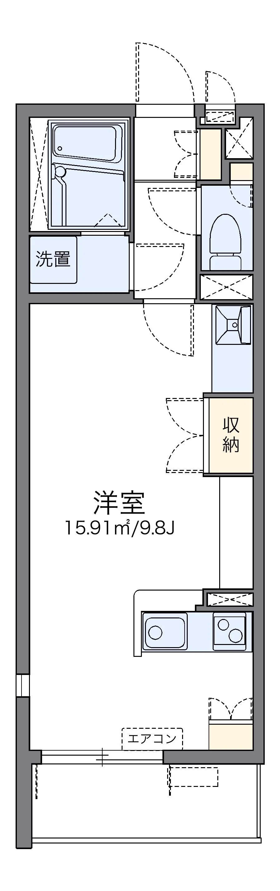 代表的な間取のため実際の間取とは異なる場合があります