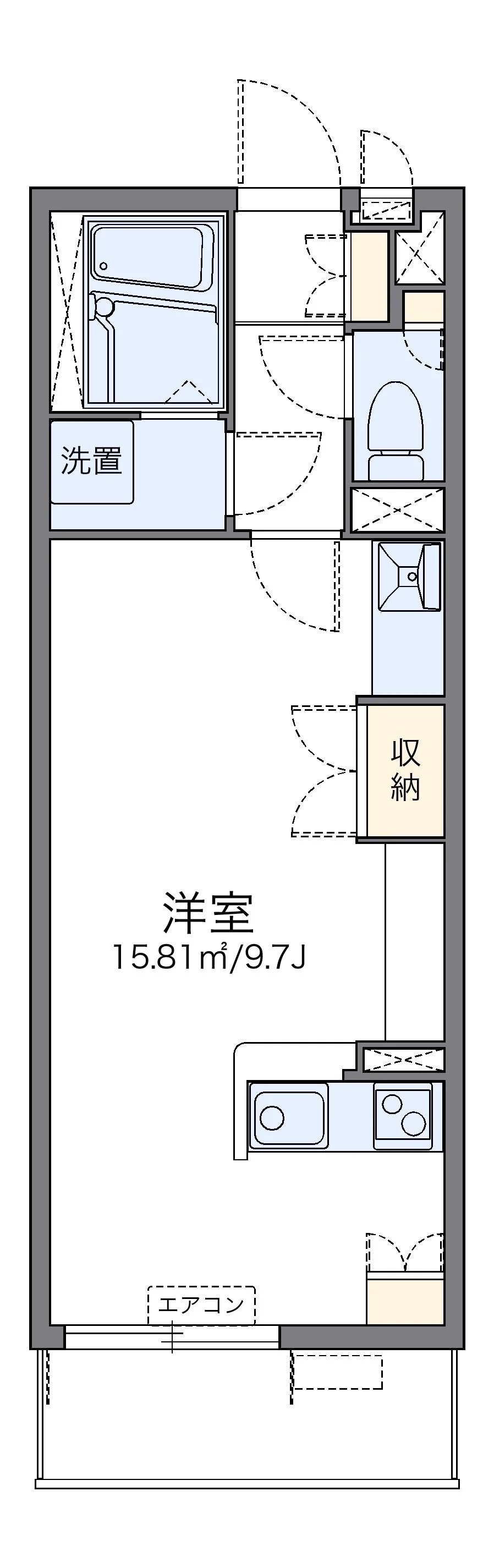 代表的な間取のため実際の間取とは異なる場合があります
