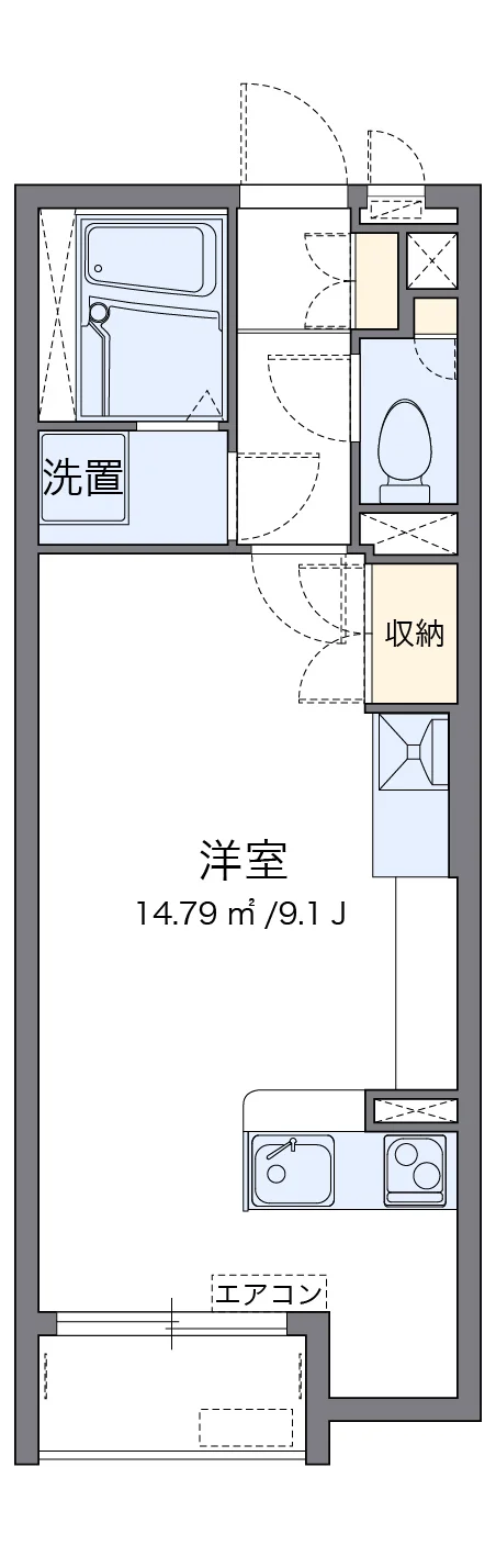 代表的な間取のため実際の間取とは異なる場合があります