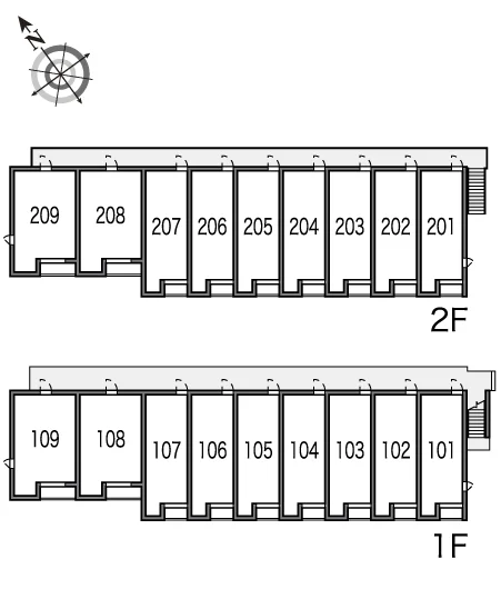 間取り配置図です。