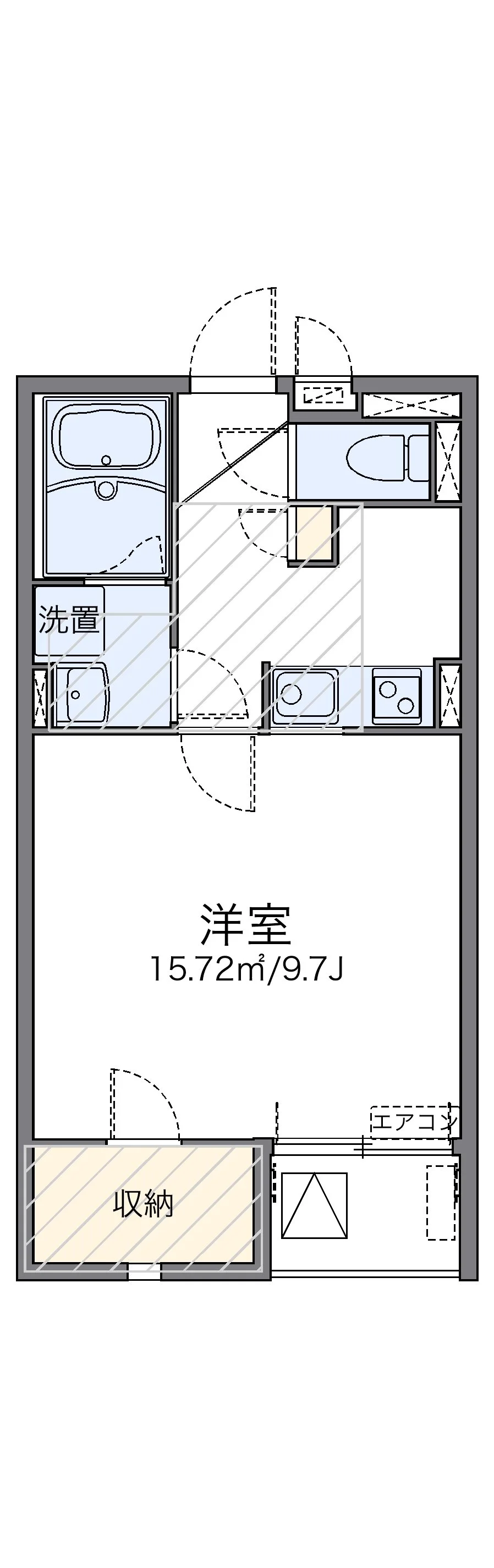 代表的な間取のため実際の間取とは異なる場合があります