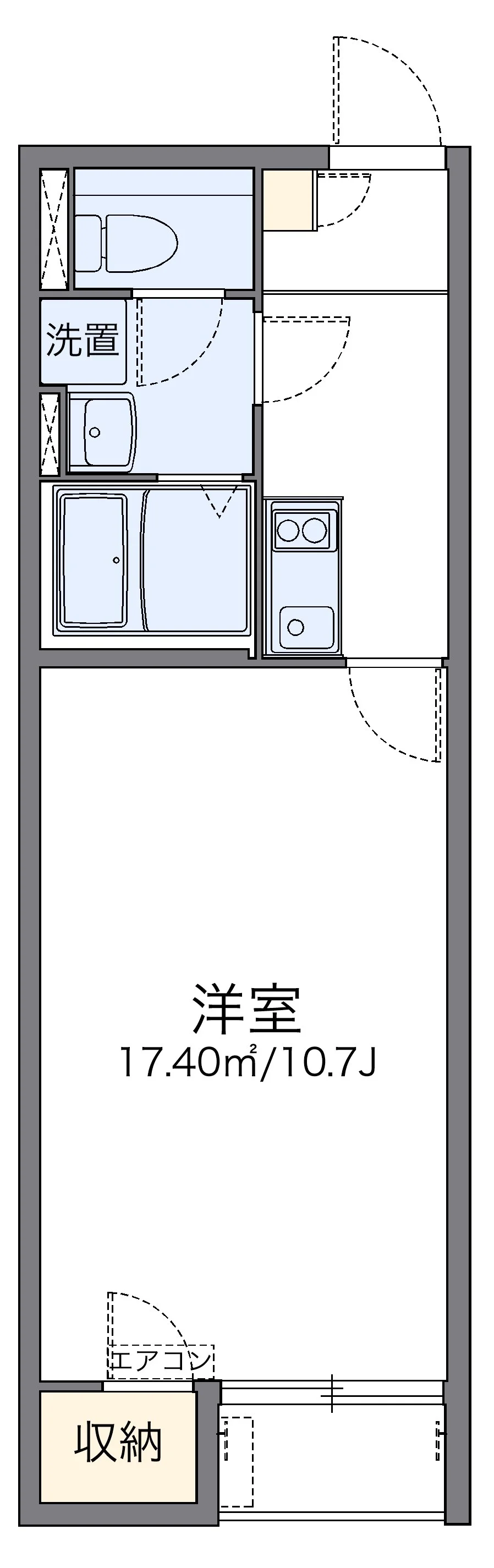 代表的な間取のため実際の間取とは異なる場合があります