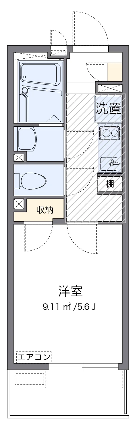 代表的な間取のため実際の間取とは異なる場合があります
