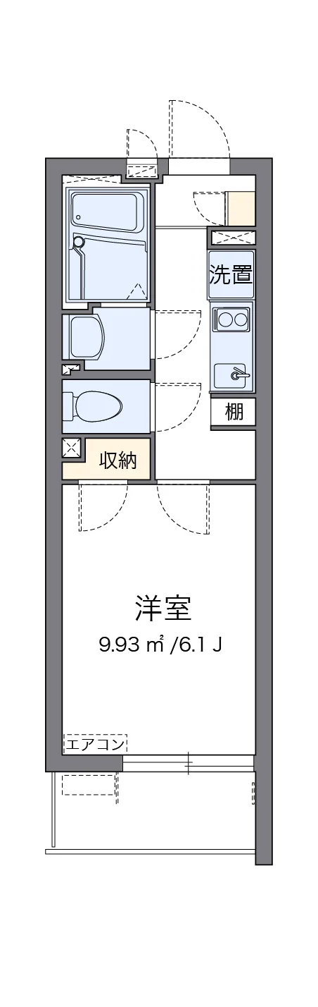 代表的な間取のため実際の間取とは異なる場合があります
