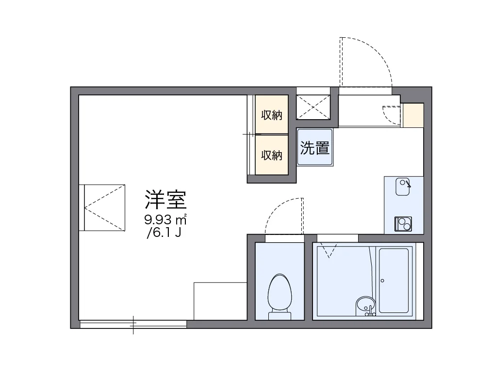 代表的な間取のため実際の間取とは異なる場合があります