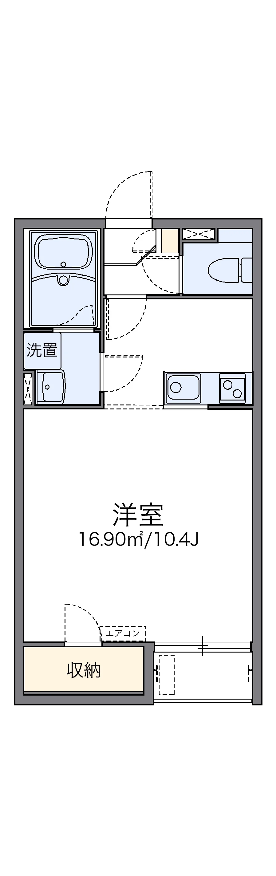 代表的な間取のため実際の間取とは異なる場合があります