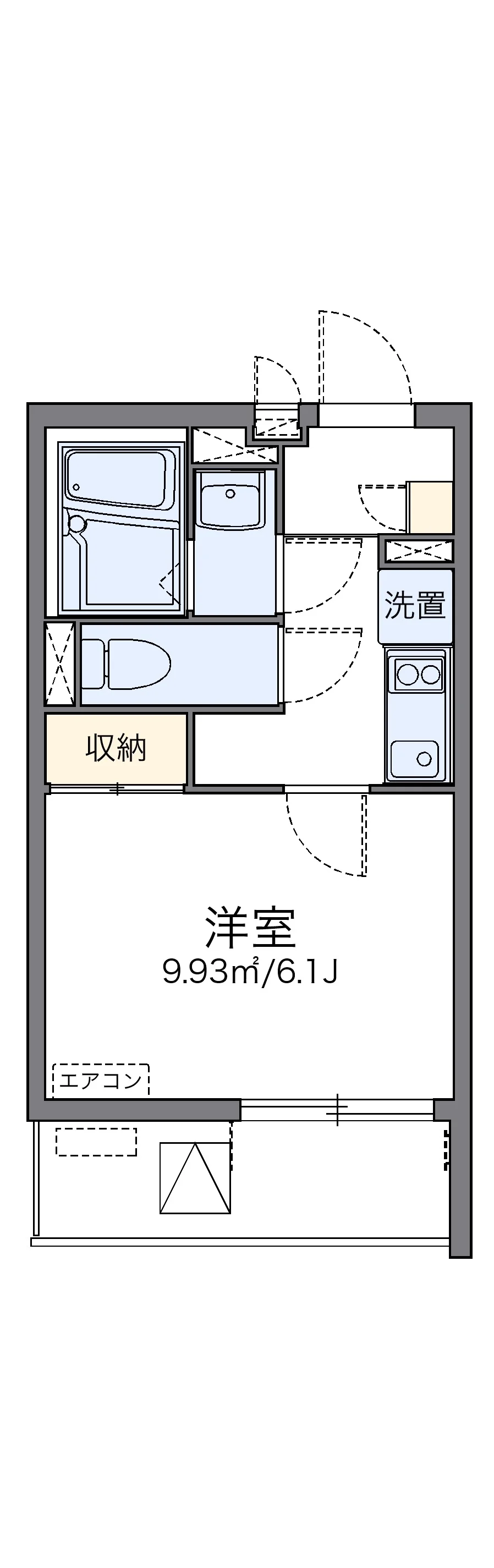 代表的な間取のため実際の間取とは異なる場合があります