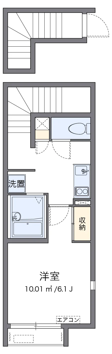 代表的な間取のため実際の間取とは異なる場合があります
