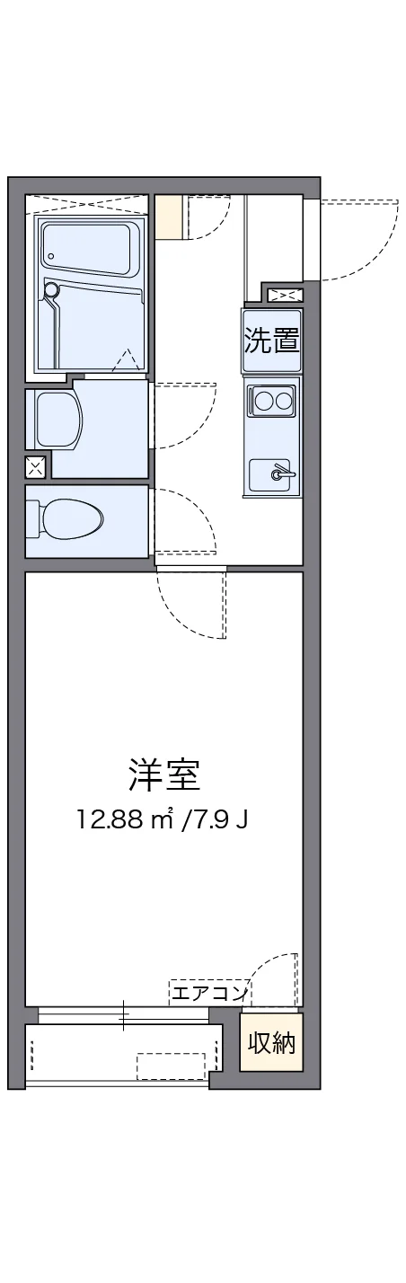 代表的な間取のため実際の間取とは異なる場合があります