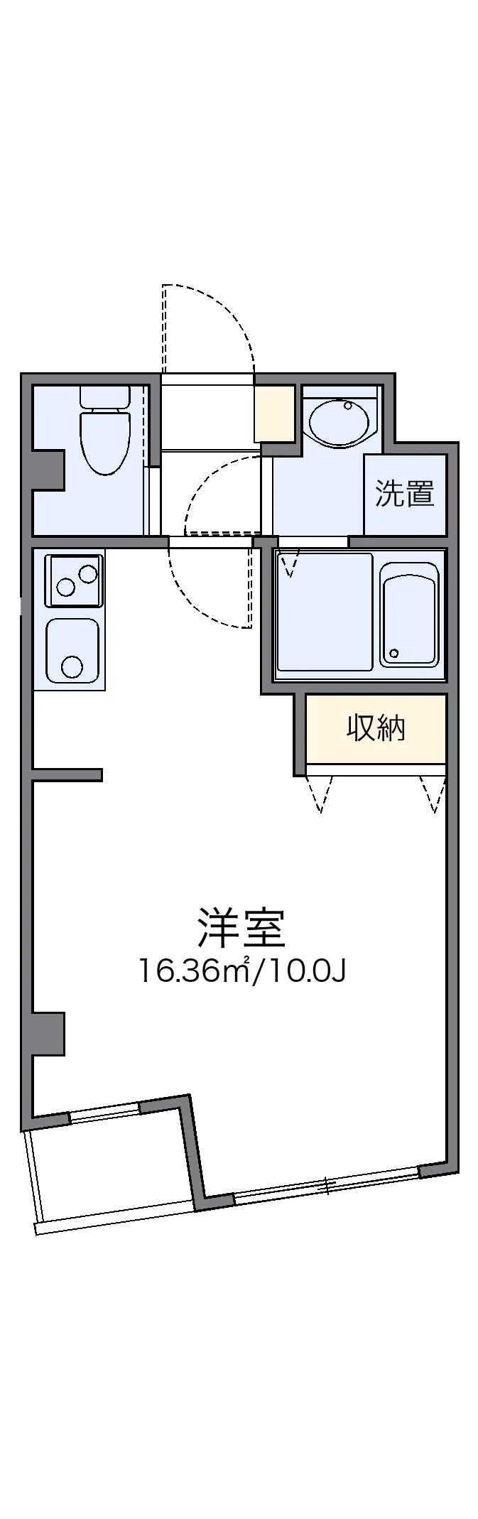 代表的な間取のため実際の間取とは異なる場合があります