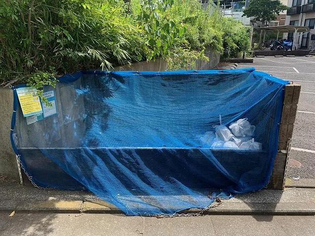 ゴミ置き場です。