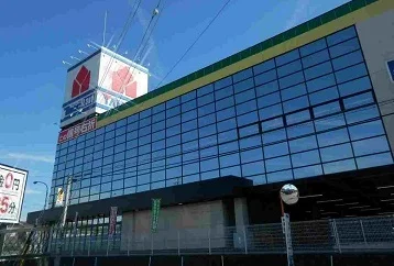ヤマダ電機まで1400m
