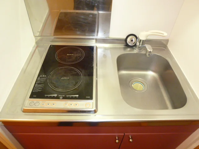 2口電気コンロ