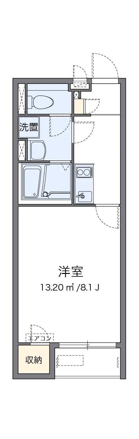 代表的な間取のため実際の間取とは異なる場合があります