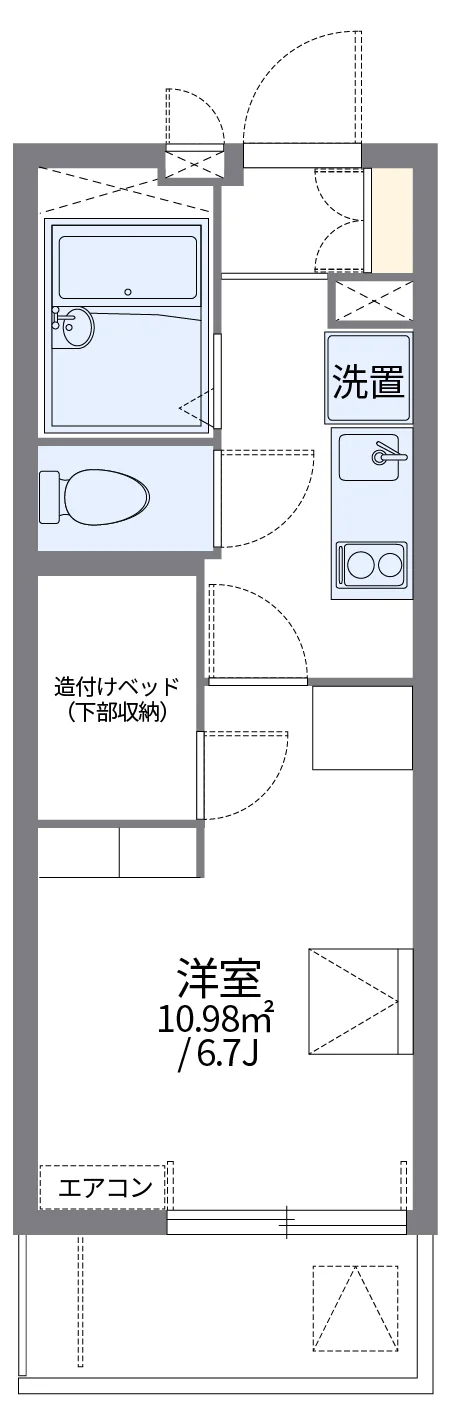 代表的な間取のため実際の間取とは異なる場合があります