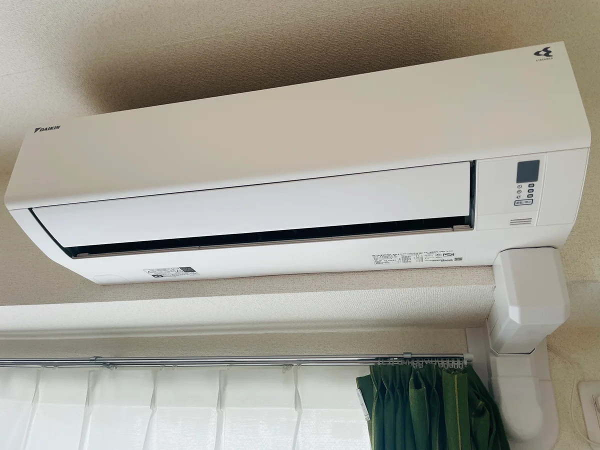 エアコン設置してます