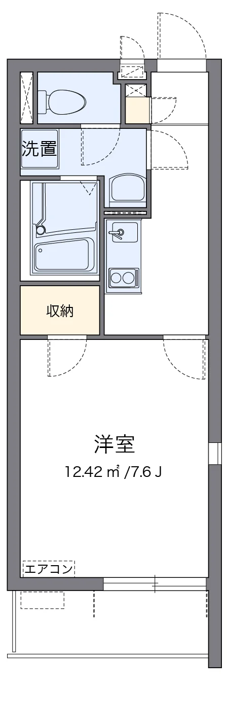 代表的な間取のため実際の間取とは異なる場合があります
