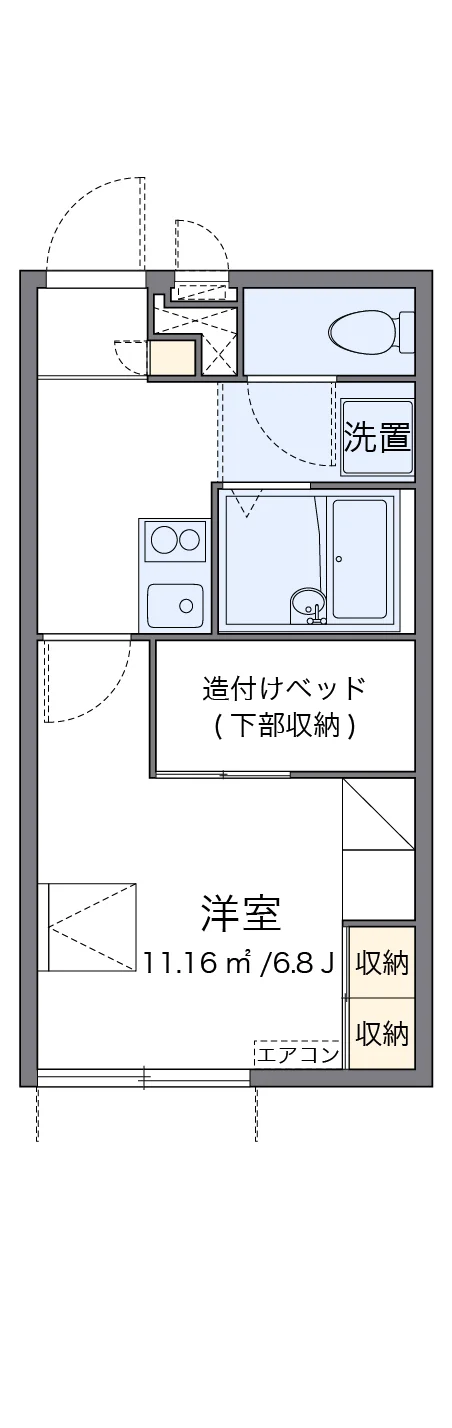 代表的な間取のため実際の間取とは異なる場合があります