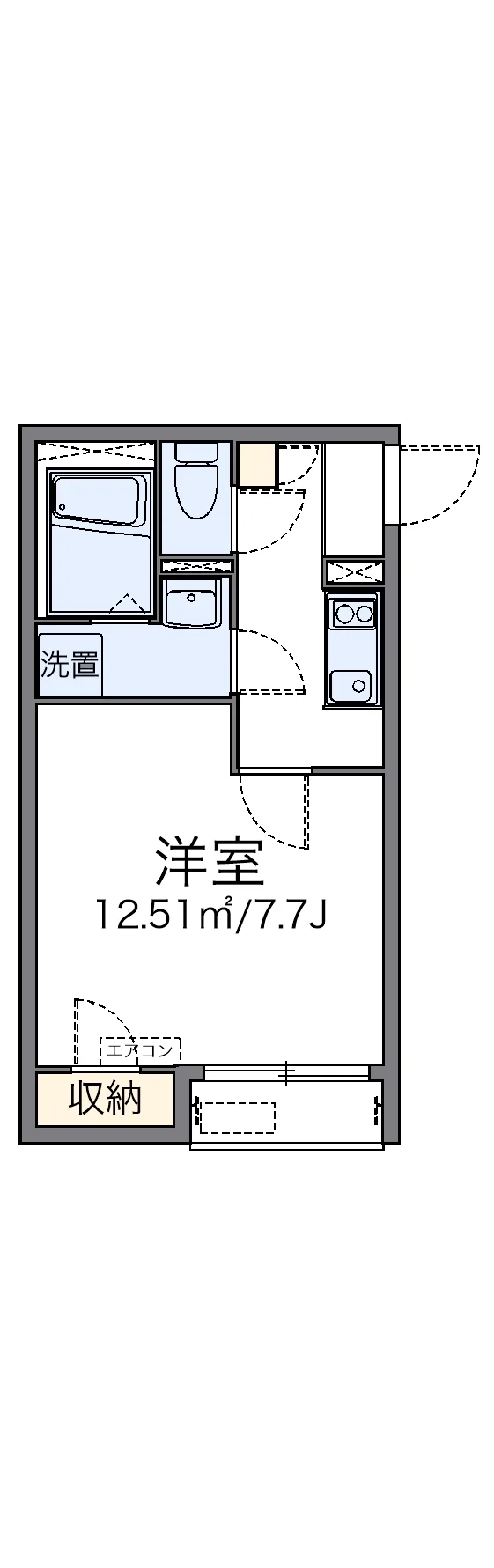 代表的な間取のため実際の間取とは異なる場合があります