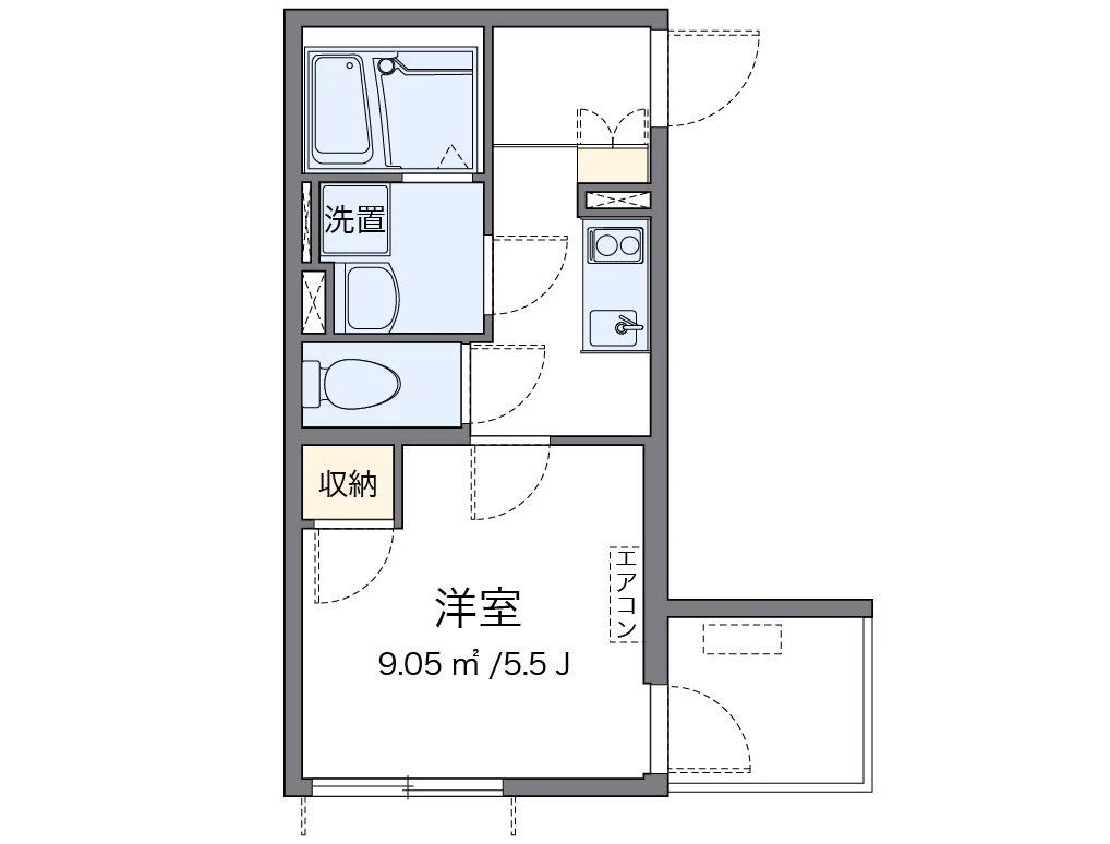 代表的な間取のため実際の間取とは異なる場合があります