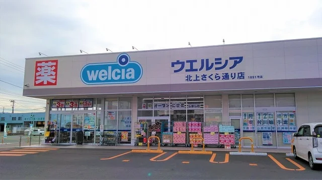 ウェルシア北上さくら通り店まで750m