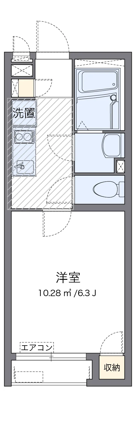 代表的な間取のため実際の間取とは異なる場合があります
