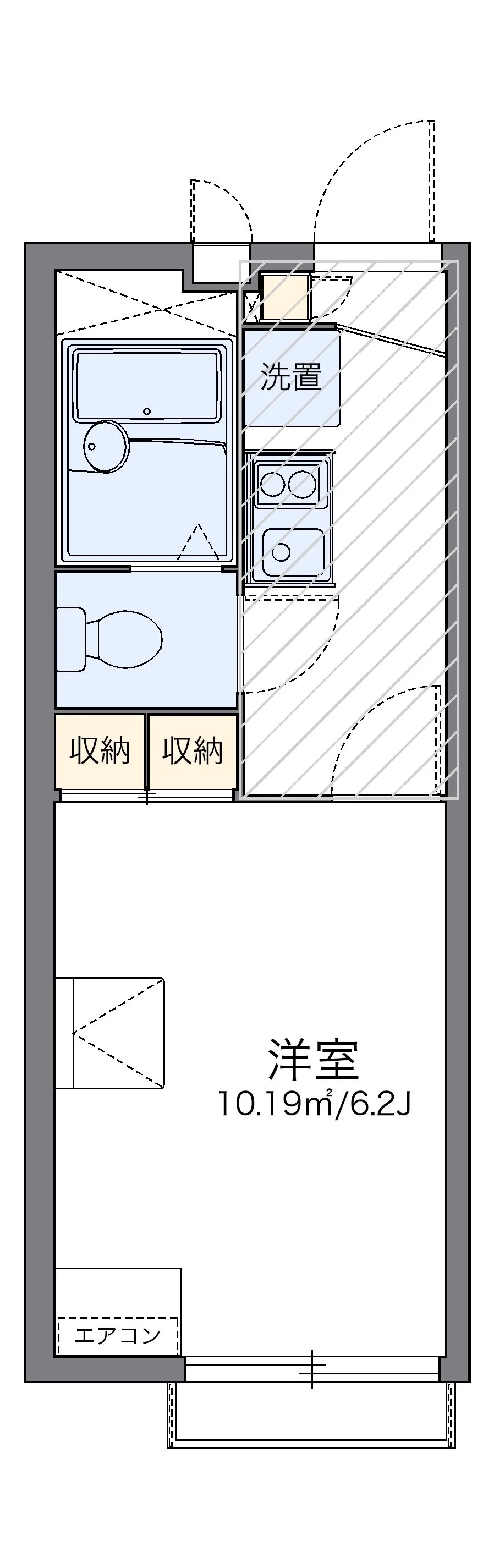 代表的な間取のため実際の間取とは異なる場合があります