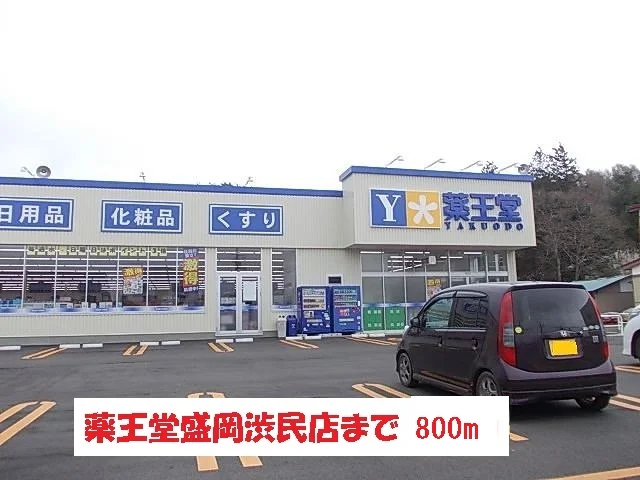 薬王堂盛岡渋民店まで800m