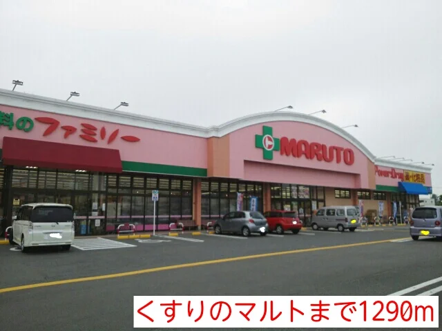 くすりのマルトまで1290m