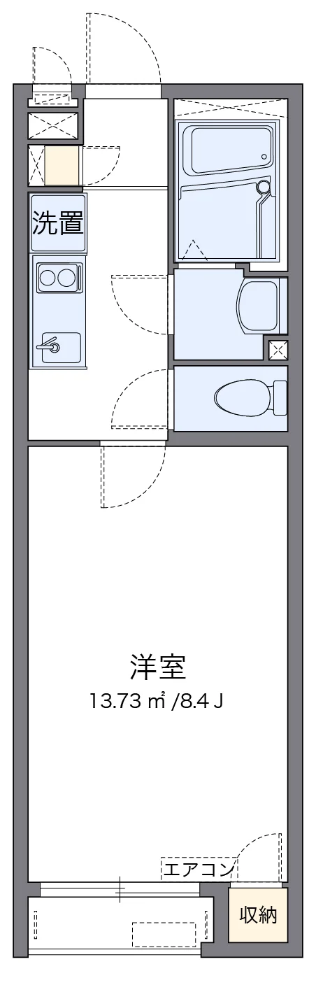 代表的な間取のため実際の間取とは異なる場合があります