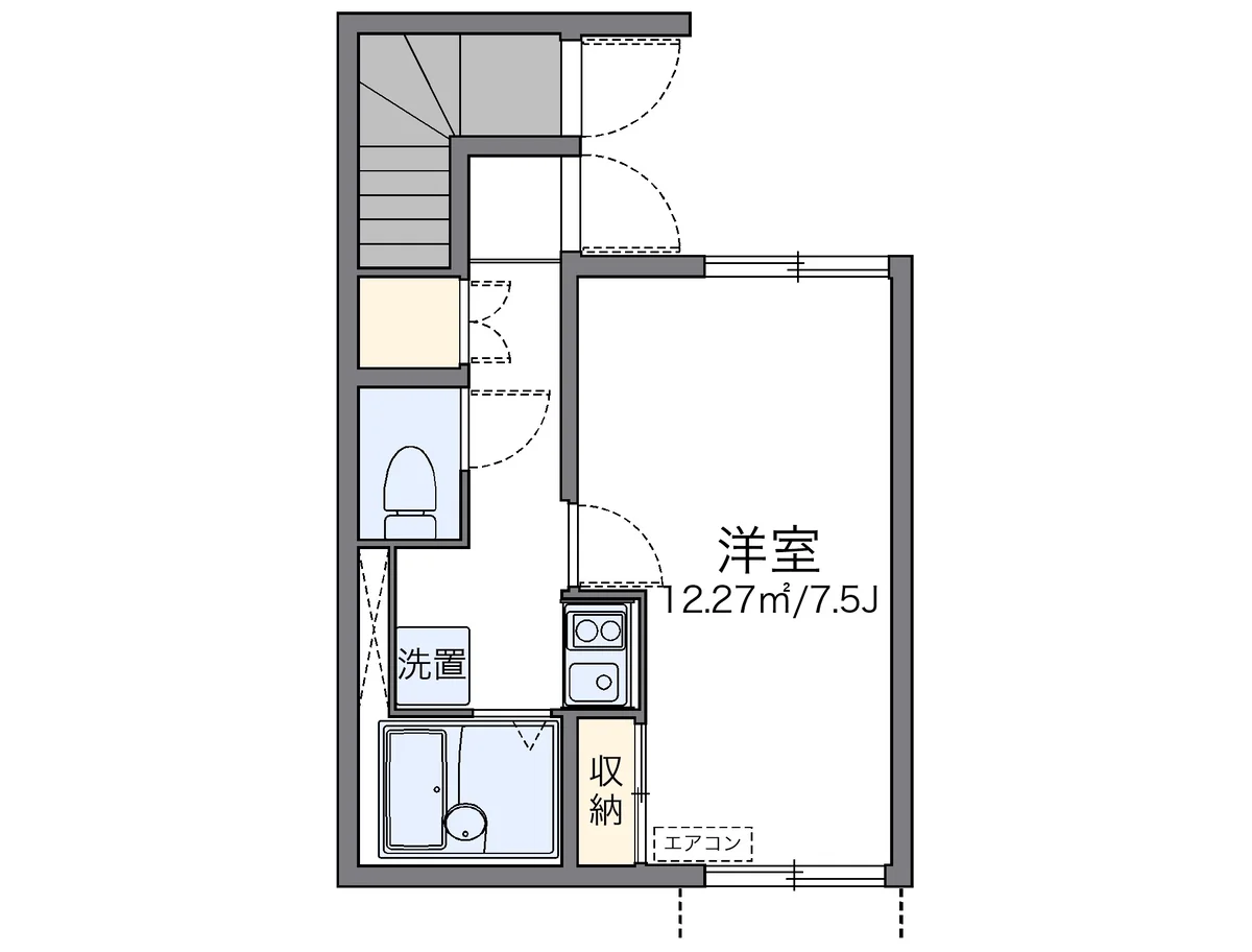 代表的な間取のため実際の間取とは異なる場合があります