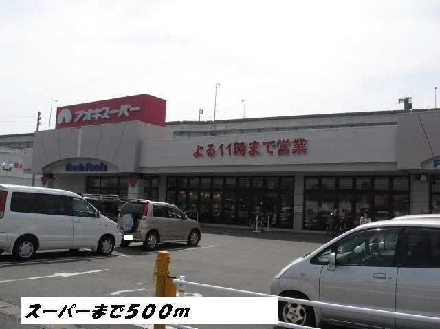 アオキスーパーまで500m