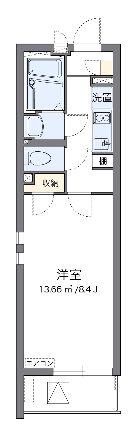 代表的な間取のため実際の間取とは異なる場合があります