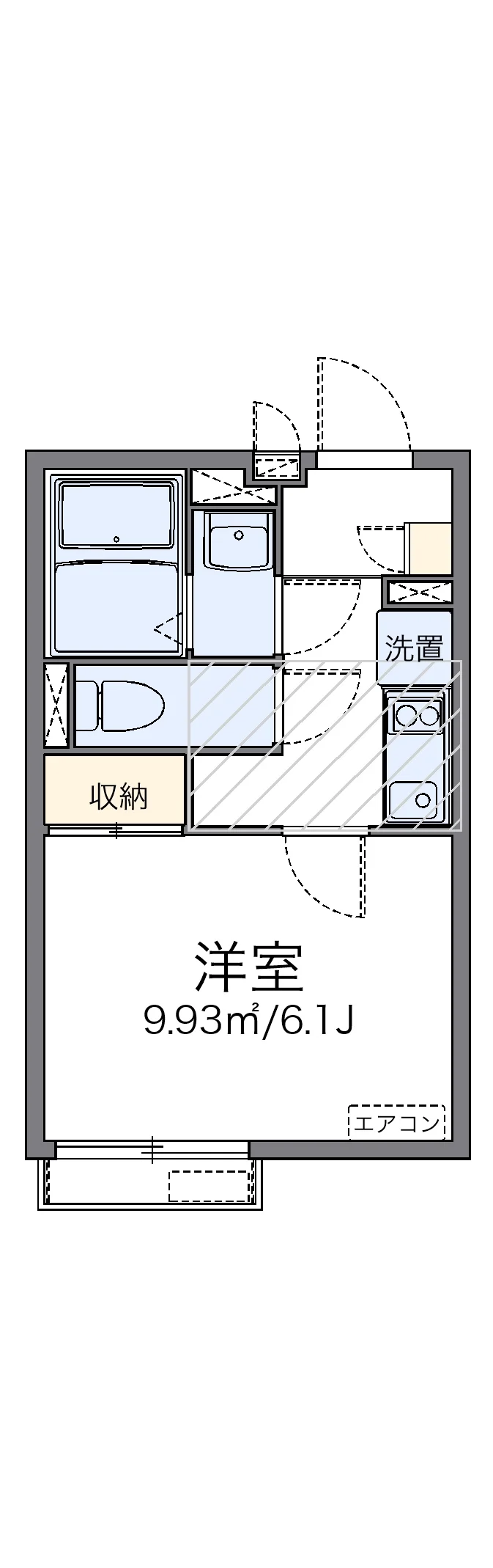 代表的な間取のため実際の間取とは異なる場合があります