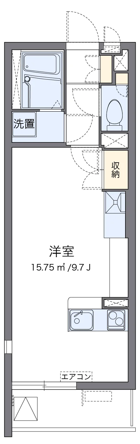 代表的な間取のため実際の間取とは異なる場合があります