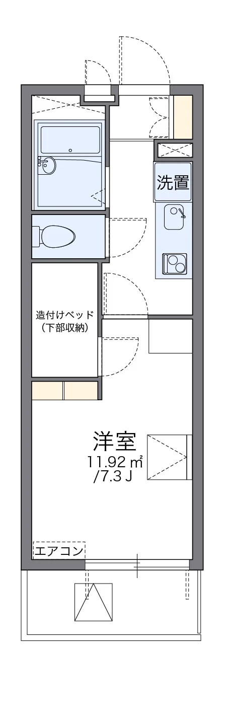 代表的な間取のため実際の間取とは異なる場合があります