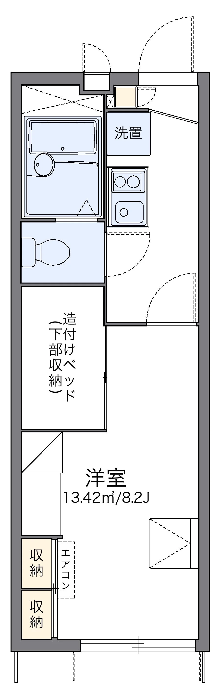 代表的な間取のため実際の間取とは異なる場合があります
